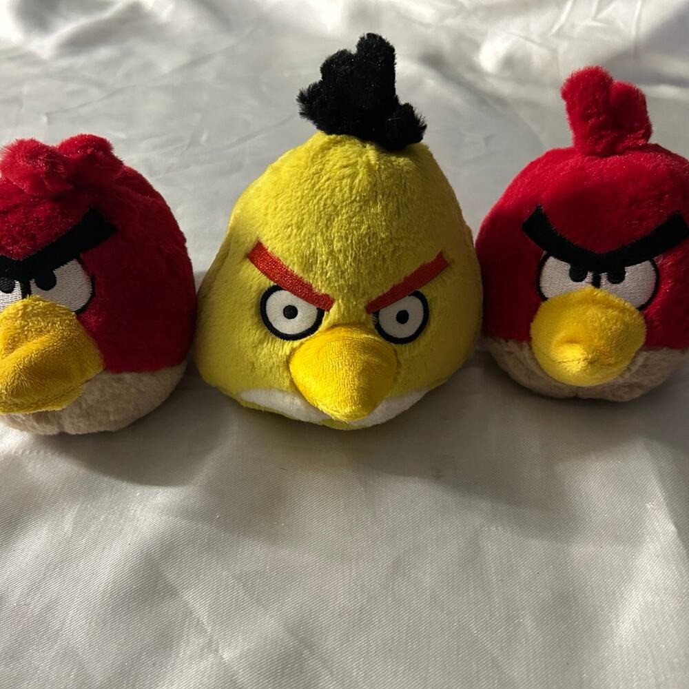Angry birds plushies